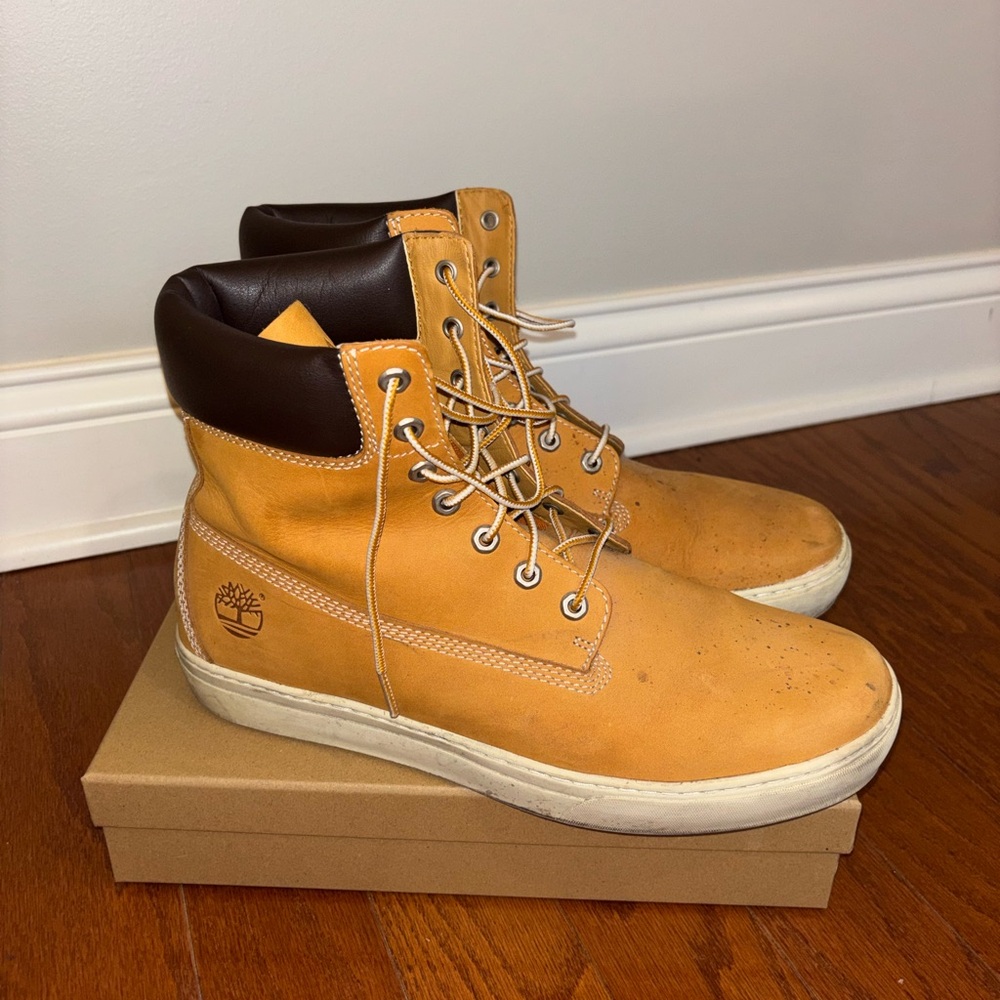 Timberland Men's Light Brown Leather Boots